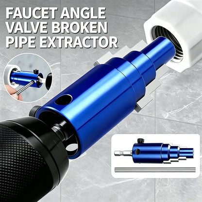 Universal Electric Drill Pipe Breaker Wire Extractor Manual Faucet Angle Valve Remover Tool 4/6 mm 1 inch Connecting Hardware