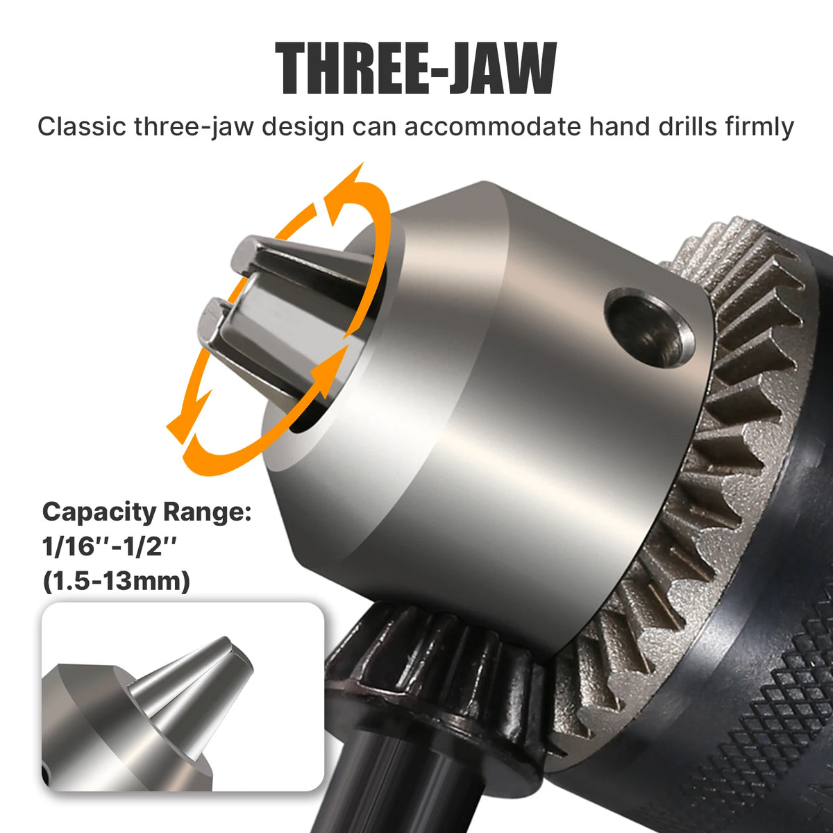 Magnetic Drill Chuck Adapter 1.5-13mm 19mm Weldon Shank 1/2''-20 UNF Thread Drill Bit Adapter with Chuck Key Hardware Tool