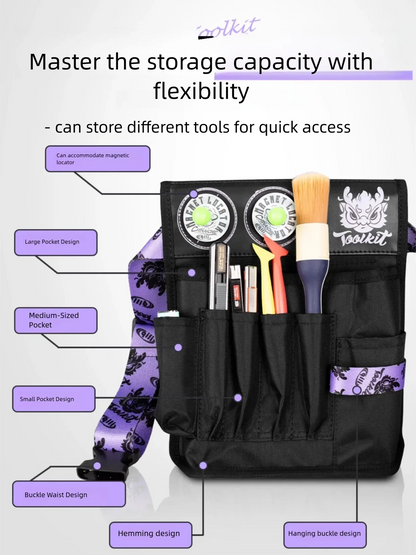 Convenient Multi-Functional Car Film Tool Kit Color Changing Car Wrap Storage Oxford Cloth Tool Waist Bag Professional Tool Bag
