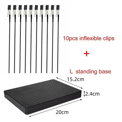 Model Painting Stand Base Metal Alligator Clips Multiple Options Available for Gundam Scale Model DIY Airbrush Craft Making Tool