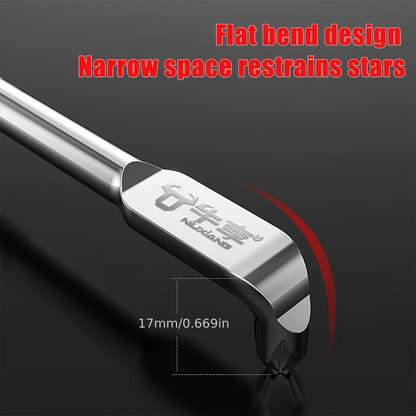 L Shaped Screwdriver Set - Right Angle Phillips and Flat Head, 90 Degree Screwdriver for Tight Spaces, Angle Screwdriver Tool