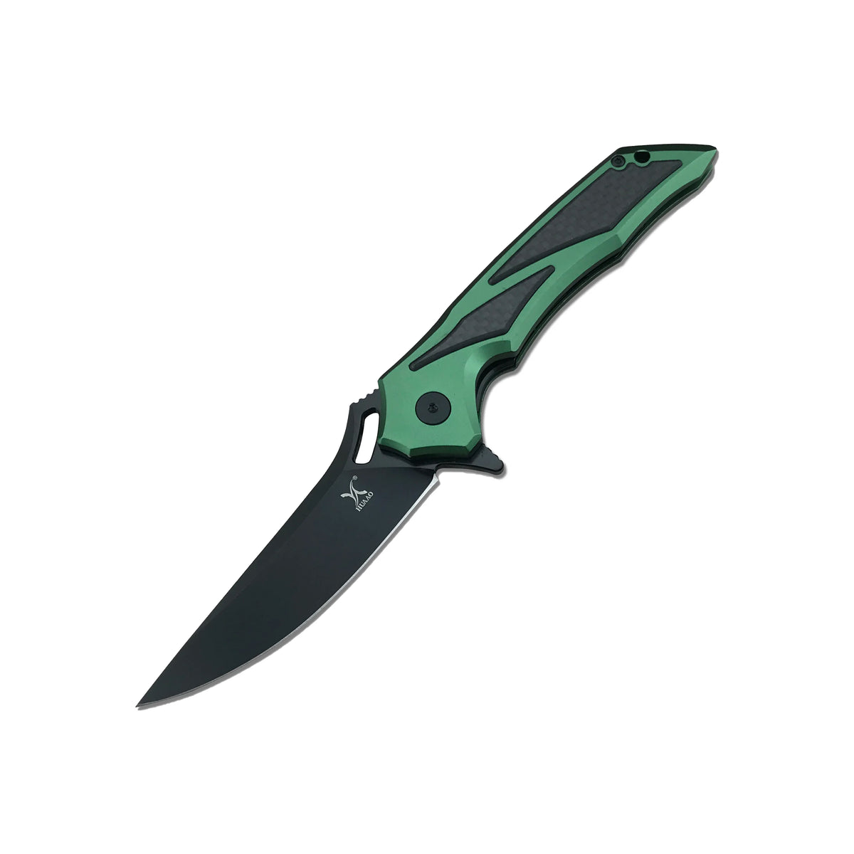 Huaao GC003 Folding Knife High Hardness Blade T6 Aluminum Inlaid Carbon Fiber Handle Jungle Exploration Wilderness Camping Outdoor Hiking Multi Functional Practical Tool