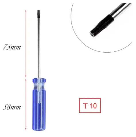 Torx Screwdriver T8 T9 T10 Screw Driver Tamperproof Hole Opening For Macbook Laptop HDD Computer Wireless Controller Repair Tool