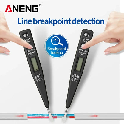 ANENG VD500 Digital Voltage Tester Pen 12-250V AC/DC Breakpoint Detection  Non-contact Induction Portable Circuit Testing Tool