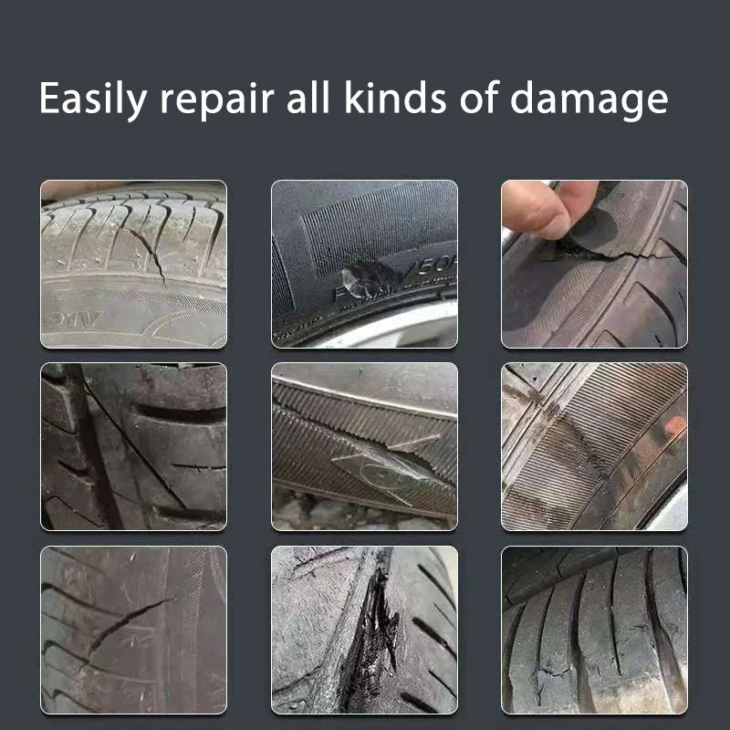 20g 480 Black Adhesive Is Suitable for Repairing Car Tires, Bumpers, and Plastic Parts. It Is a Universal High-Quality Adhesive
