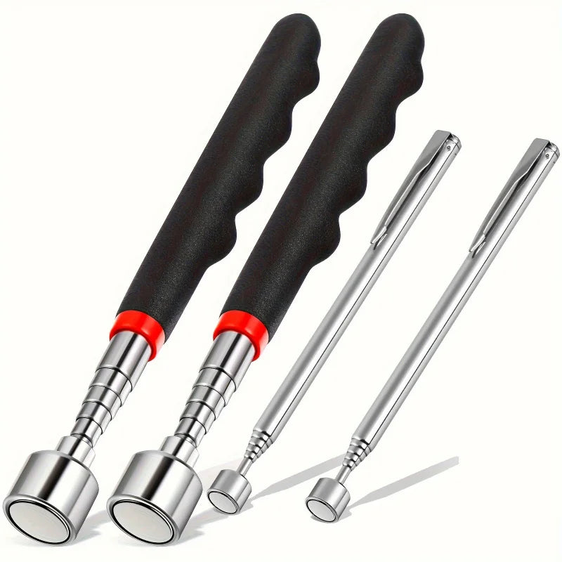 Adjustable Pick-Up Rod, Mini Portable Magnetic Pick-Up Tool with Extendable Magnet for Screws, Nuts, and Bolts