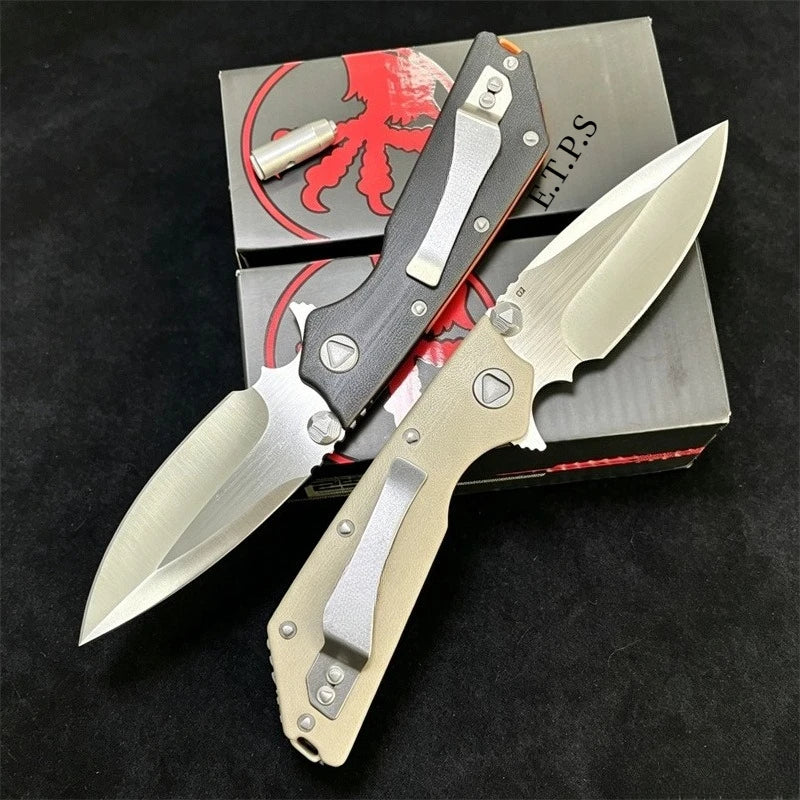 DOC Black G10 Handle Bearing Folding EDC Multi Purpose Tools Outdoor Camping Fishing Cutting Multi Tools