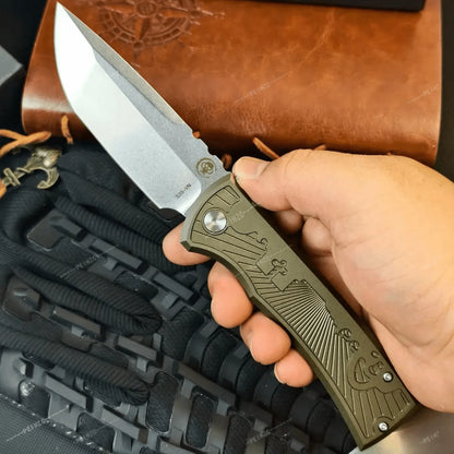 229 Multi-functional Folding Knife, Durable D2 Steel Blade Treatment, An Excellent Tool for Outdoor Camping, Rock Climbing and Adventure Activities