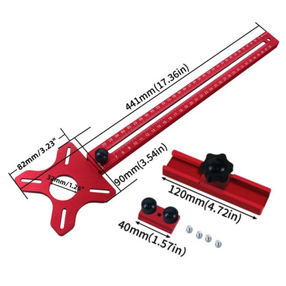 3-in-1 Aluminum Router Circle Cutting Jig
