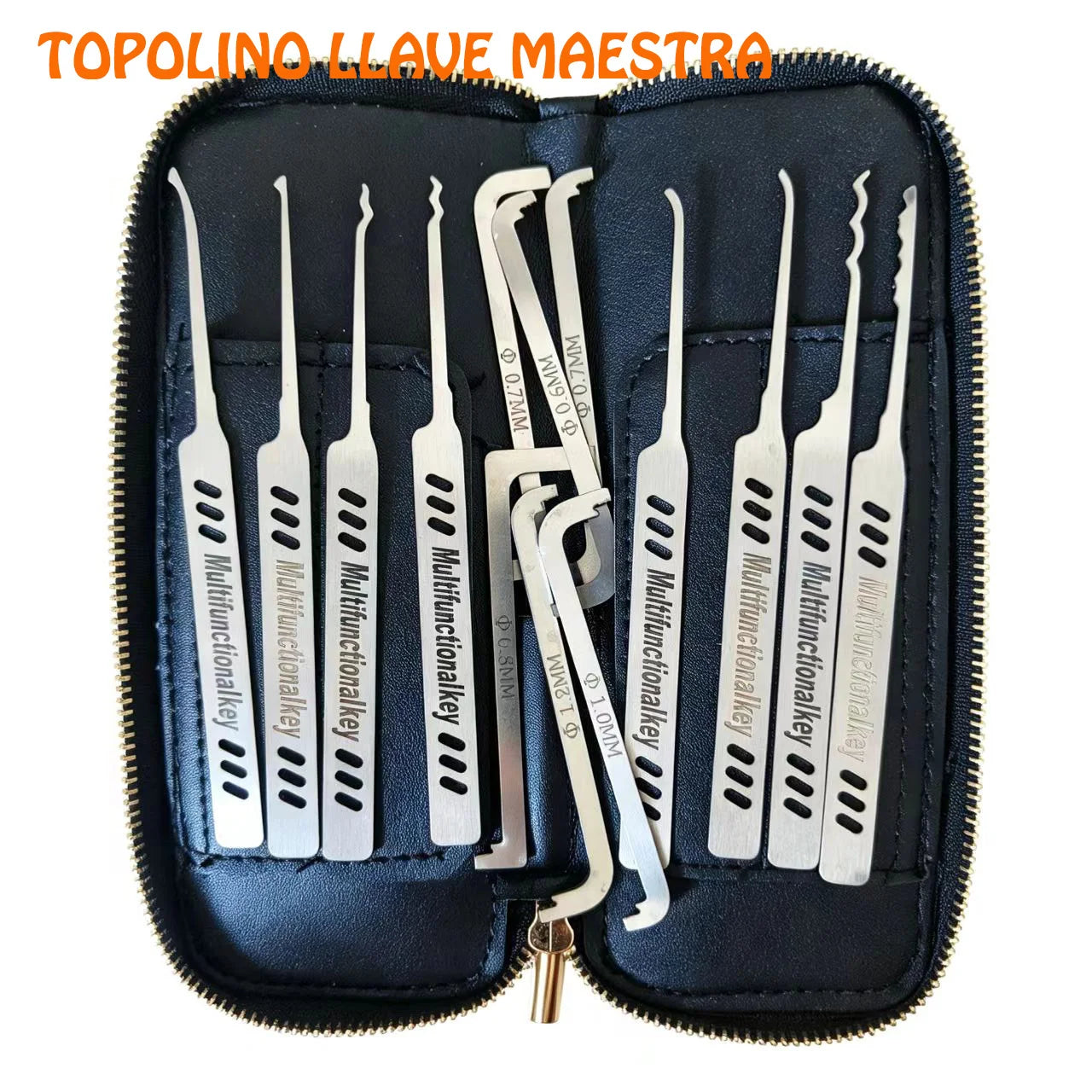 14-Piece Edelstahl-Lockpick-Set & Tensioning Tool - Hot in Demand with Professional Euro-Schlossmeistern инструмент для вскрытия