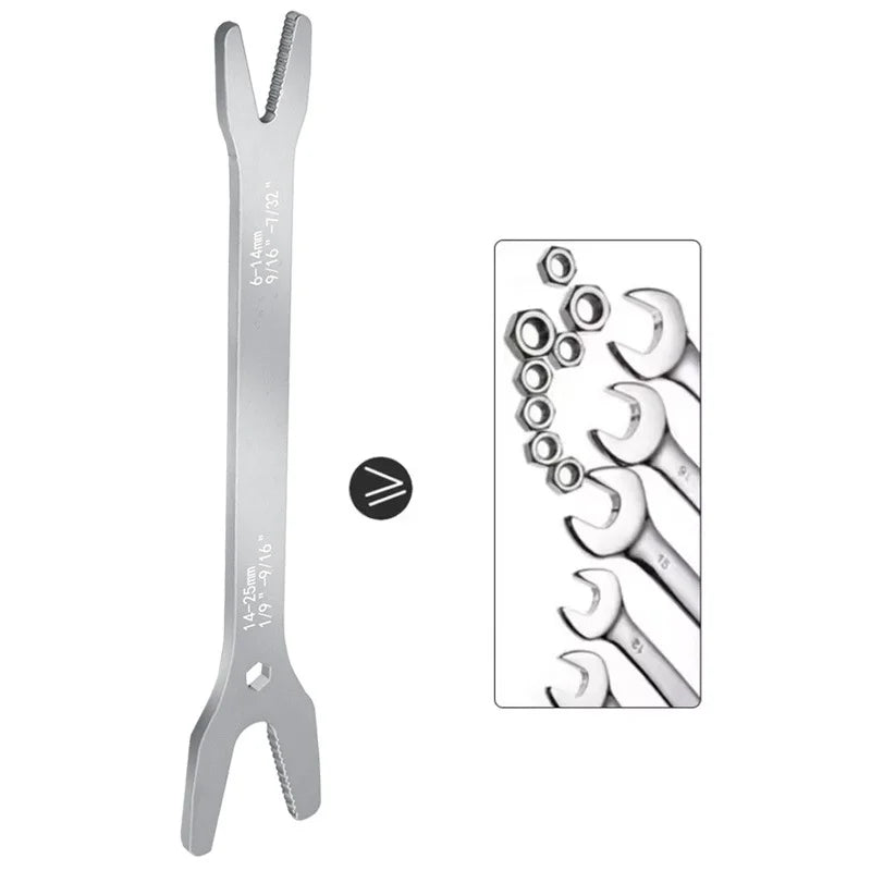 Portable Automotive Repair Spanner 6-25mm Universal Self-tightening Wrench Open-end Adjustable Spanner Hardware Parts Hand Tools