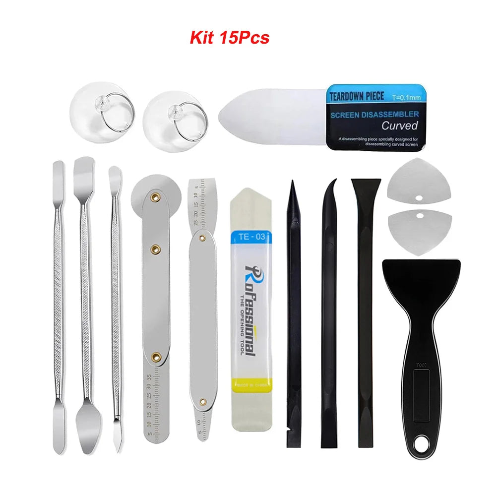 Spudger Pry Tool Kit Metal Spudger Ultra-Thin Prying Opening Tool for iPhone Laptop iPad Cell Phone Computer Repair Tool Kit