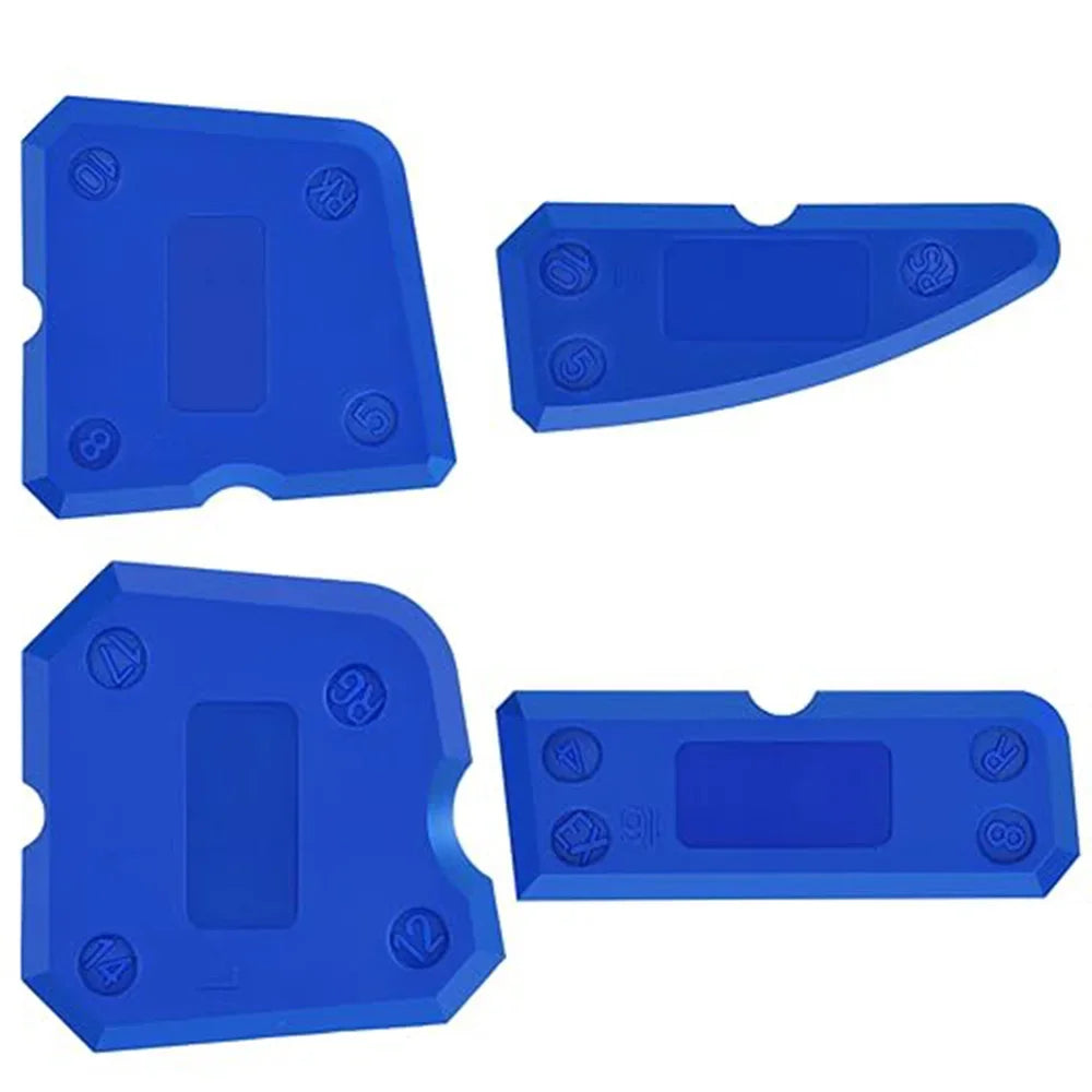 5in1 Silicone Scraper Squeegee Glue Remover Knife Caulking Angle Beauty Crack Trowel Tool Grout Scraper Kit Multifunctional Home