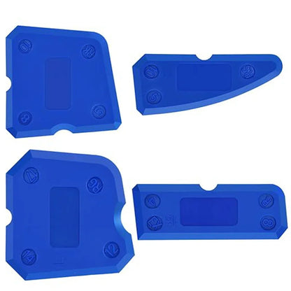 5in1 Silicone Scraper Squeegee Glue Remover Knife Caulking Angle Beauty Crack Trowel Tool Grout Scraper Kit Multifunctional Home