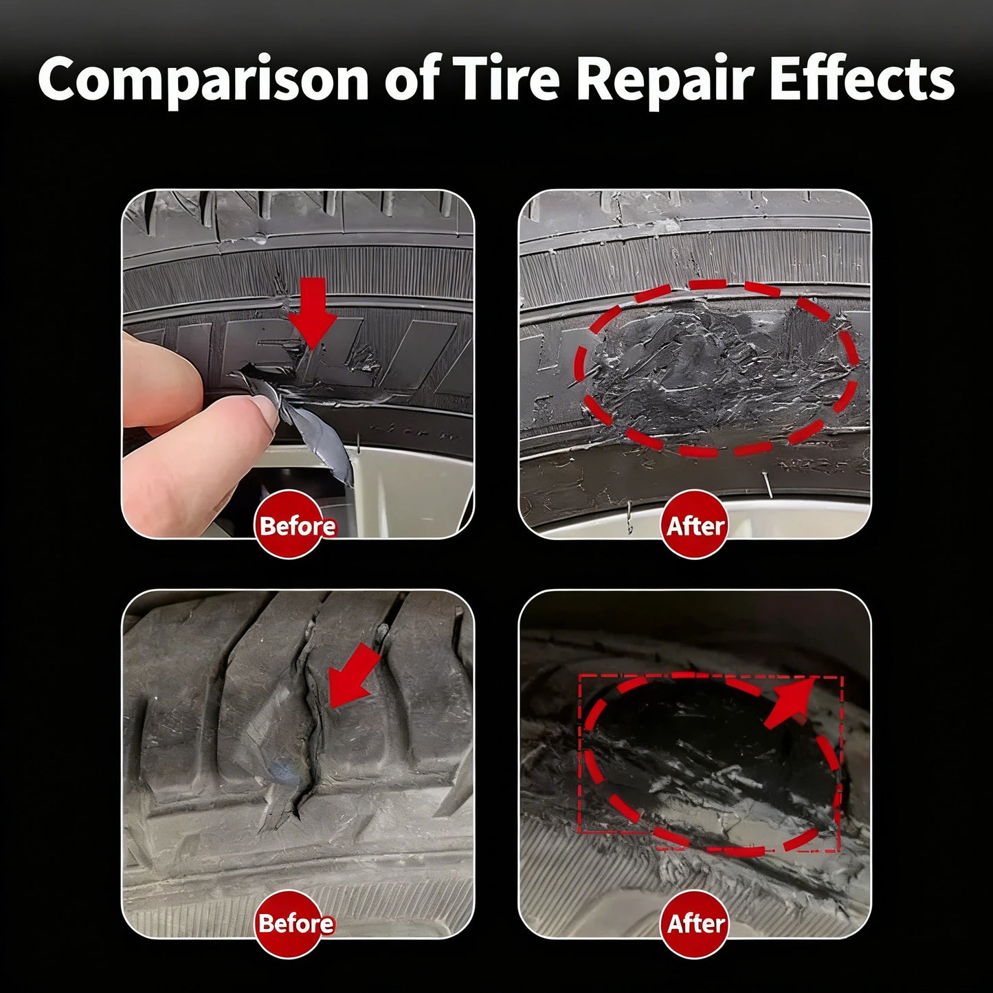 20g 480 Black Adhesive Is Suitable for Repairing Car Tires, Bumpers, and Plastic Parts. It Is a Universal High-Quality Adhesive