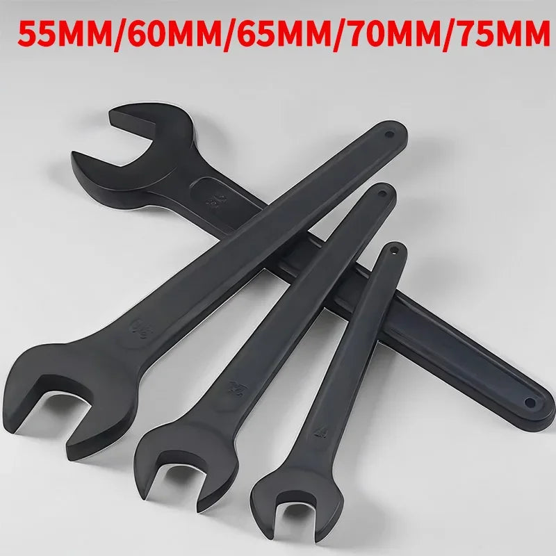 Heavy Duty Black Spanner 55mm-75mm Single Open End Wrench