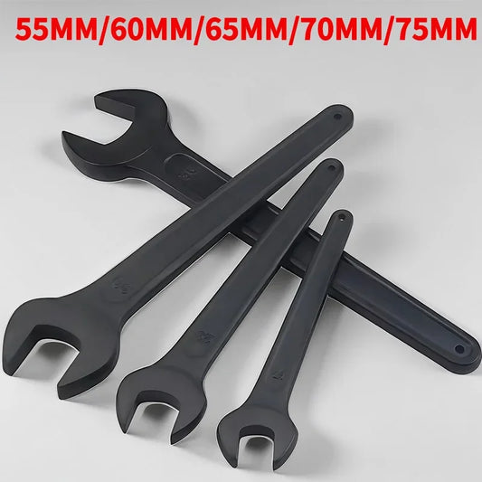 Heavy Duty Black Spanner 55mm-75mm Single Open End Wrench