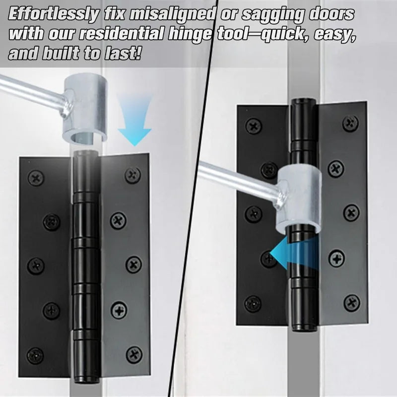 Hinges Gap Adjusting Wrench Double-Headed Door Hinge Repair Spanner for Round Bolt Labor-Saving Door Hinges Gaps Repair Tools