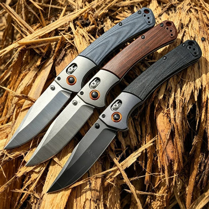 BM 15080 Folding Axis Lock Knife Portable Folding Knife, Essential Small Knife Camping, Multi-functional Portable Folding Knife