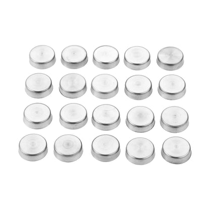 DRELD 20Pcs Stainless Steel Decorative Mirror Screw Cap Nails Screw Covers Fasteners & Hooks Furniture Hardware 16/18/20/22/25mm