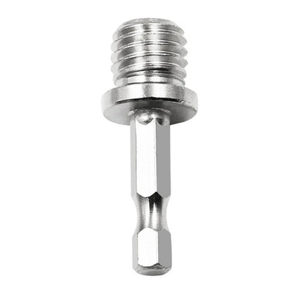 M14 Drill Adapter 1/4 Hex Shank Drill Adapters Screw Thread Connecting Rod Angle Mill Handle Polishing Grinder Electric Tool