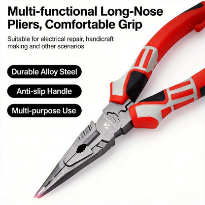 Multifunctional Diagonal Pliers – Universal Hardware Wire Cutters, Professional Electrician Anti-Slip Durable Repair Tools