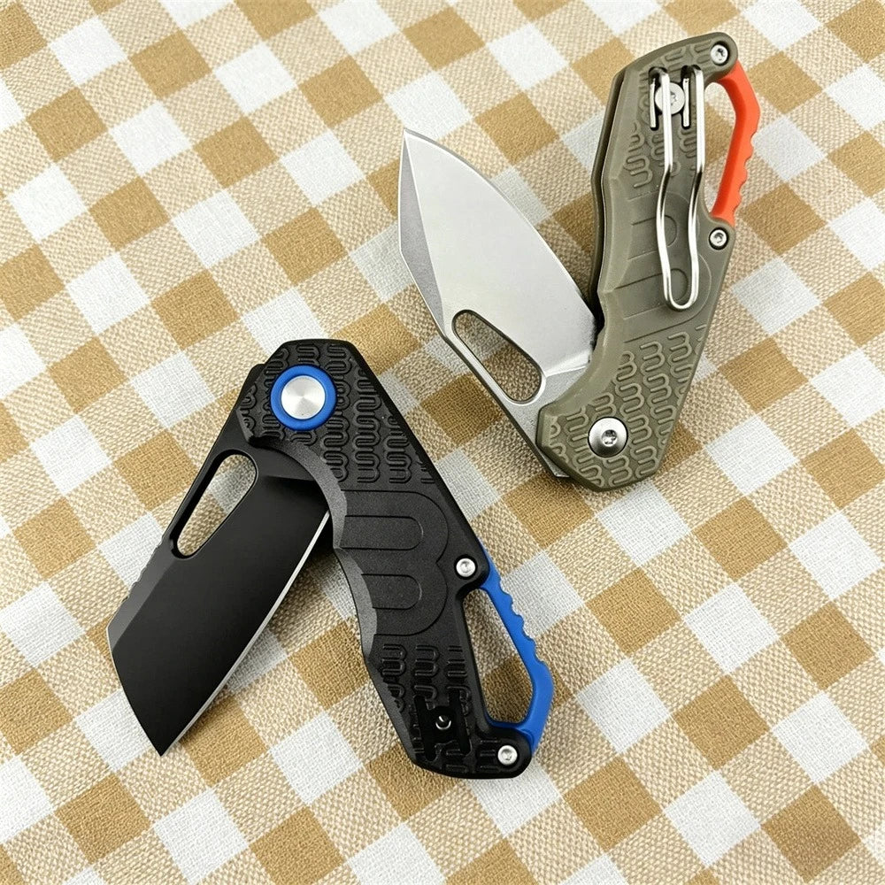 Multitool F0332 Outdoor Pocket Folding Knife 8Cr13Mov Blade Nylon Fiber Handles Portable Tactical Hiking Utility Tools for Gift