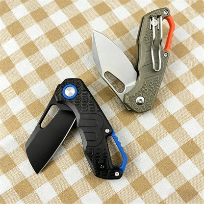 Multitool F0332 Outdoor Pocket Folding Knife 8Cr13Mov Blade Nylon Fiber Handles Portable Tactical Hiking Utility Tools for Gift