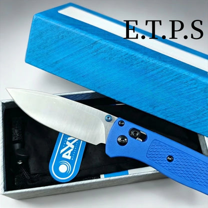 BM 535 EDC Folding Pocket Knife Drop-Point Blade Nylon Wave Fiber Handle Outdoor Hunting Camp Survival Multifunctional Tools
