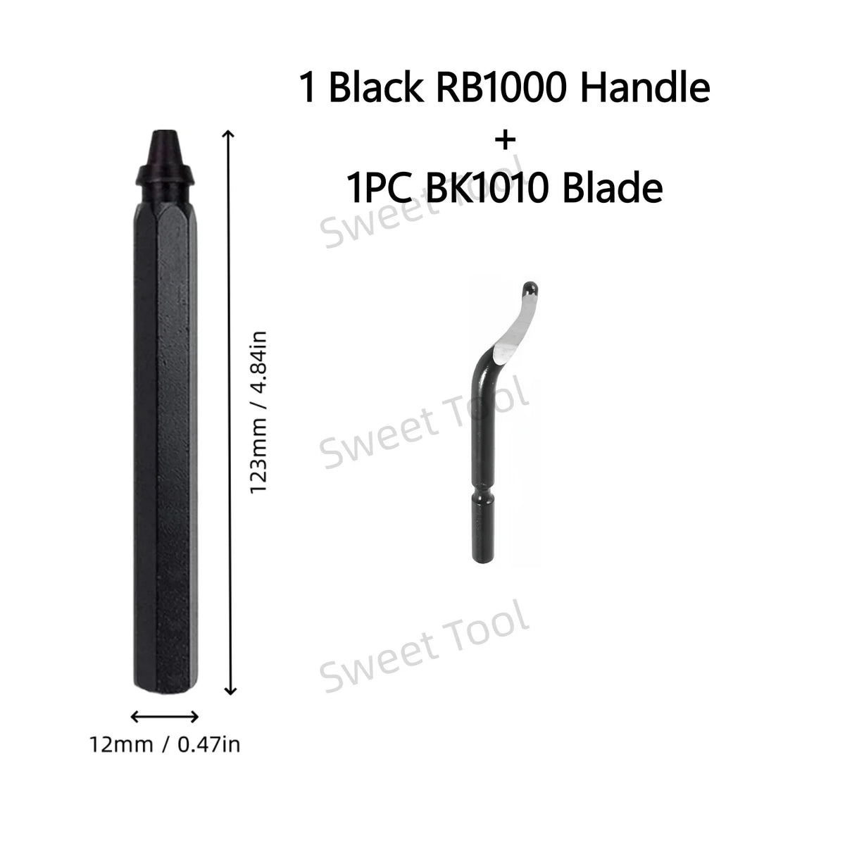 Deburring Tool Metal Handle with 1/10/11 Swivel Blades Burr Removal Reamer Tool for Plastic Metal Copper PVC Resin 3D Printing