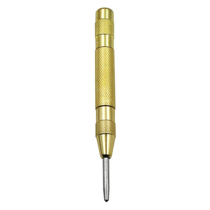 Automatic center punching woodworking marking tool, metal drill bit woodworking pressing teeth fixed-point punching marking tool