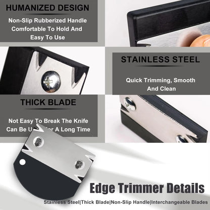 Woodworking Trimmer Chamfering Fillet Scraper Board Deburring Tool - Edge Corner Planer & Specialty Edge Banding Knife