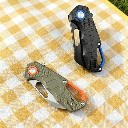 Multitool F0332 Outdoor Pocket Folding Knife 8Cr13Mov Blade Nylon Fiber Handles Portable Tactical Hiking Utility Tools for Gift