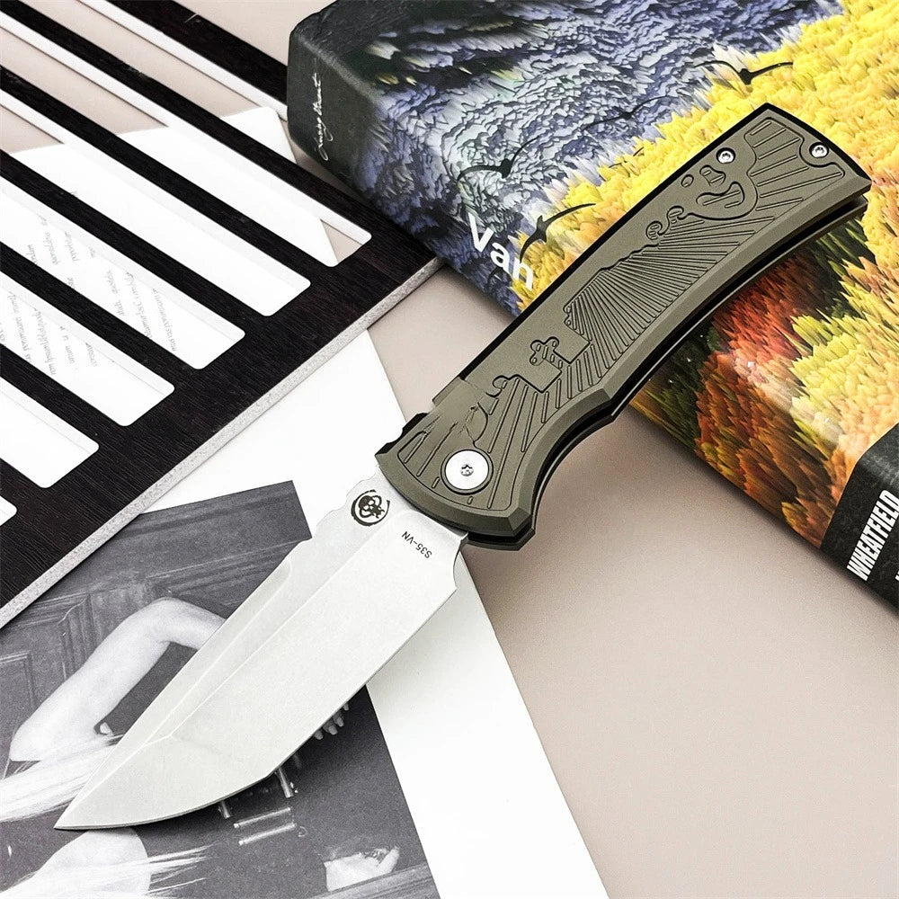 229 Multi-functional Folding Knife, Durable D2 Steel Blade Treatment, An Excellent Tool for Outdoor Camping, Rock Climbing and Adventure Activities