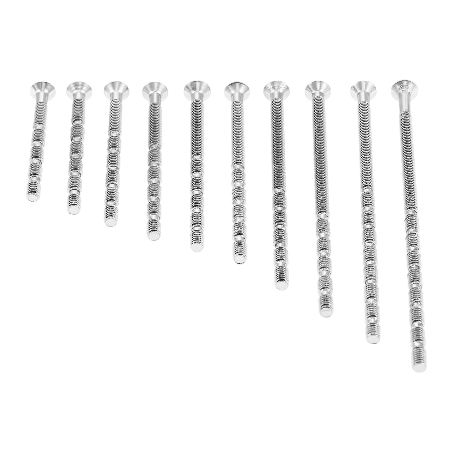 20 or 10pcs M4 Door Handle Fixing Screw Bolts Snap Off Cuttable Connecting Screws for Door Knob Handle Locks Hardware 45mm-110mm