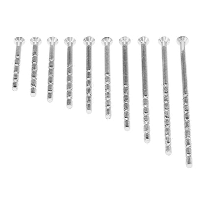 20 or 10pcs M4 Door Handle Fixing Screw Bolts Snap Off Cuttable Connecting Screws for Door Knob Handle Locks Hardware 45mm-110mm