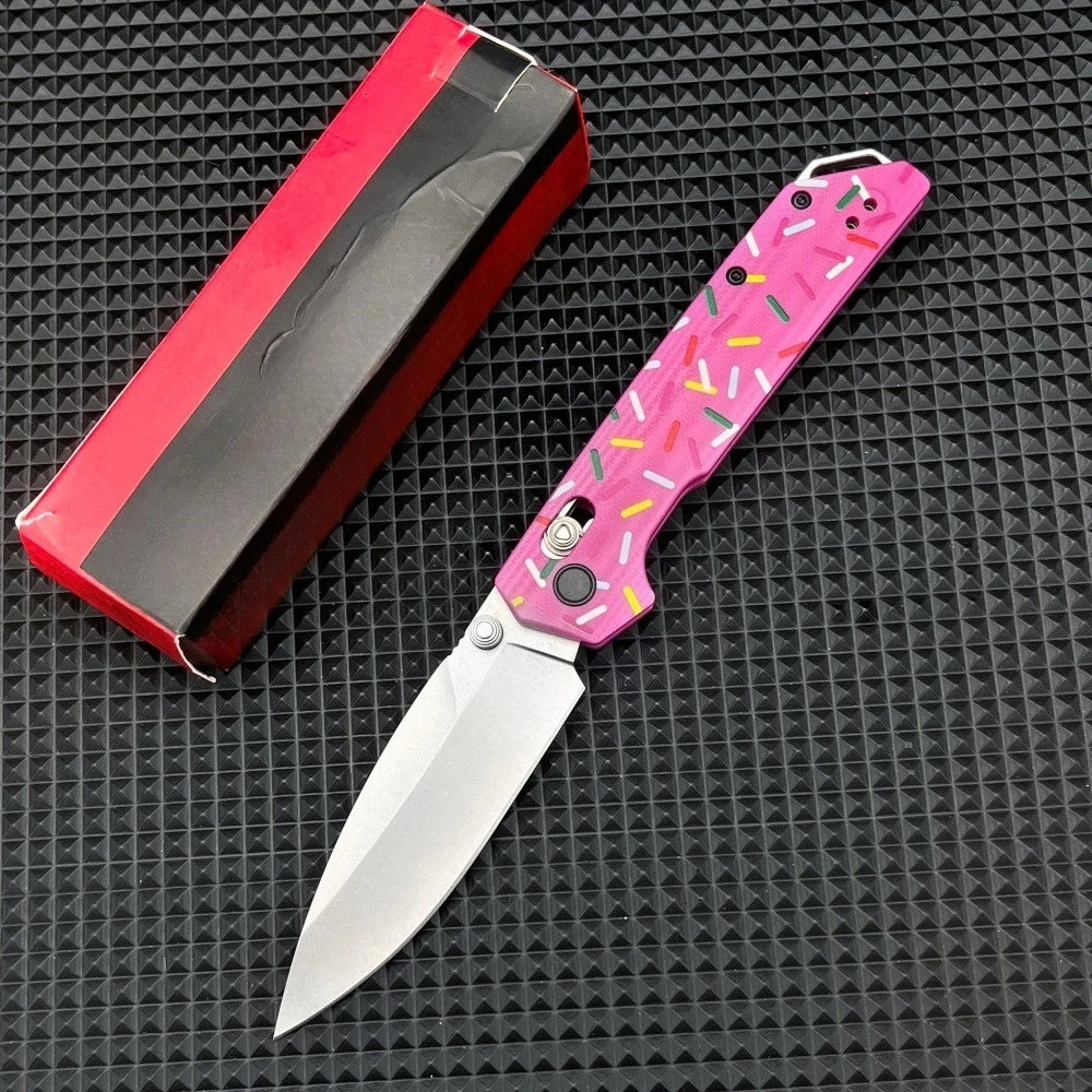 KS 2038 Compact Folding Knife Outdoor Tactical Camping EDC Multi-purpose Cutting Knife Exploration Survival Tool Gift for Men