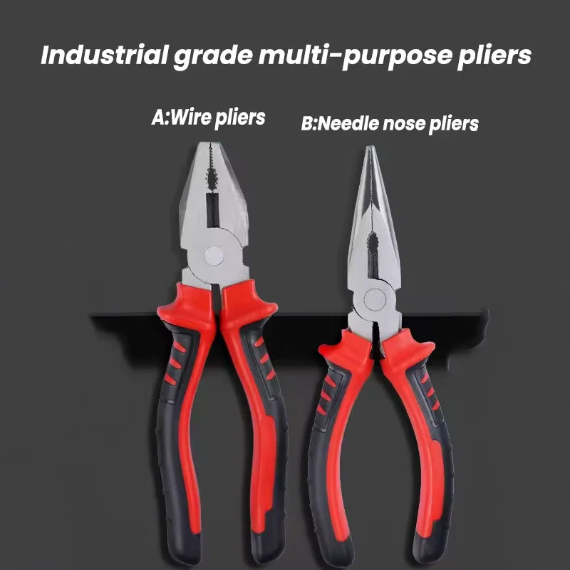 6/8inch Wire Pliers Industrial Labor-Saving Multifunctional Handmade Pliers Comprehensive Wire Cutting Long Nose Plier Hand Tool