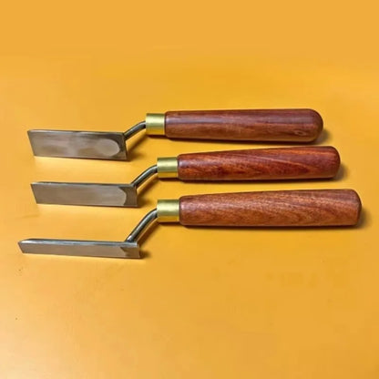 10/16/20mm High Foot Shovel Woodworking Trimming Special Carving Chisel Flat Bottom Gooseneck Shovel Knife Hand Hardware Tools