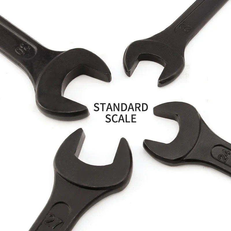 Heavy Duty Black Spanner 55mm-75mm Single Open End Wrench