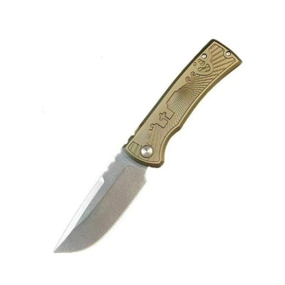 229 Premium D2 Steel Folding Knife with T6 Aluminum Handle, Lightweight Portable EDC Outdoor Utility Knife, Non-slip Cutting Tool, Perfect for Camping, Hiking, Fishing, Traveling and Daily Outdoor Household Tasks