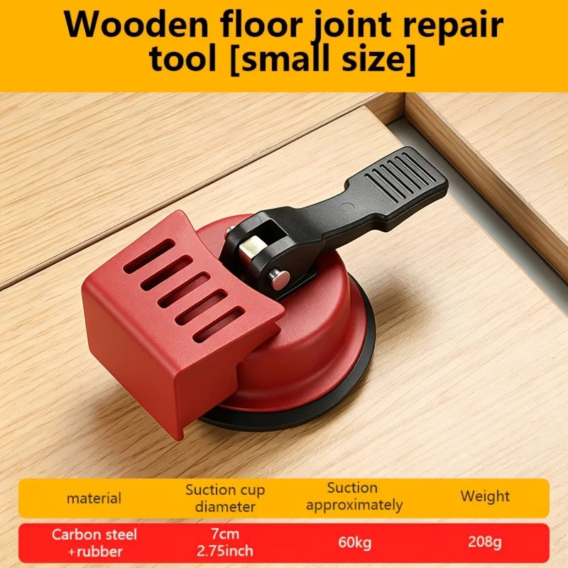Heavy Duty Floor Gap Fixer Tool with Suction Cup, Industrial Grade Laminate Flooring Repair Kit for Vinyl Plank & Wood Floors