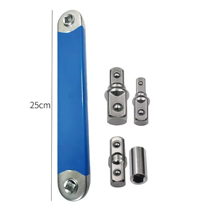 Heavy Duty Offset Extension Wrench Dual Purpose Adapter CR-V Steel Hand Tool for Impact Socket Ratchet Motorcycle Car Repair Hot