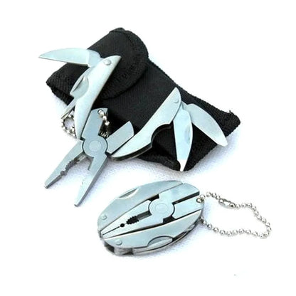 Mini Lightweight Multifunctional Turtle Back Pliers Portable Beetle Pliers Folding Pocket Tool for Outdoor Hiking & Keychain Use
