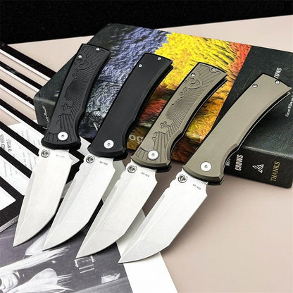 Redencion PT229 Outdoor Ambidextrous Pocket Knife T6 Aluminum Handle Premium Jungle Camping Adventure Everyday Carry Tool Practical D2 Blade Folding Knives