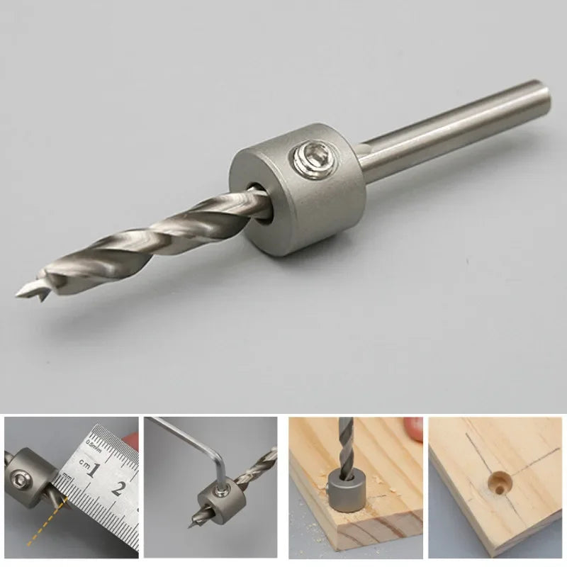 4-10mm Doweling Jig Drilling Bushing Dowel Stop Collars Ring Woodworking Drill Bits Limit Rings Stainless Steel Tool Accessories