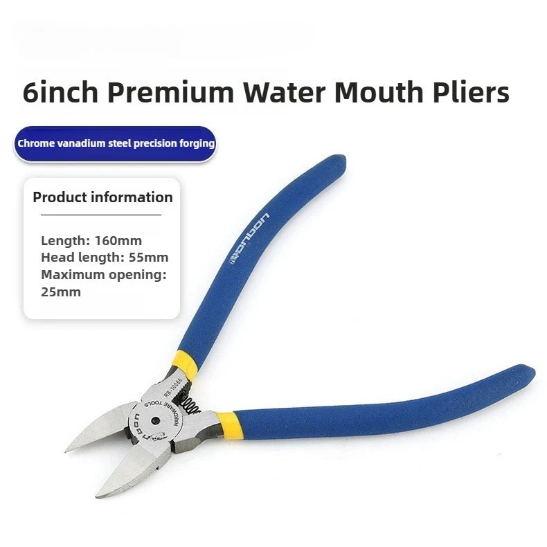 5/6 Inch Professional Cutting Pliers Wire Stripping Tool Side Cutter Cable Burrs Nipper Electricians DIY Repair Hand Tools