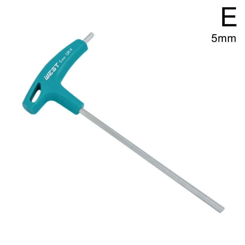 Professional Hex Allen Wrench with T-Handle 2mm 2.5mm 3mm 4mm 5mm 6mm 8mm 10mm Hexagonal Wrench Tools