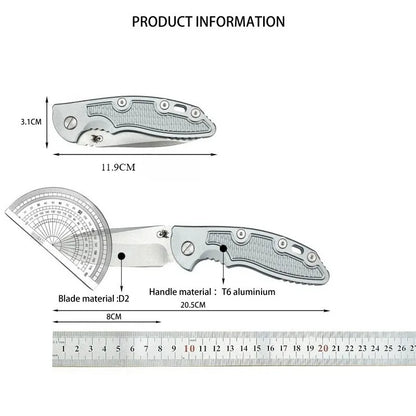 Hinderer XM18 Multi-functional Folding Pocket Knife D2 Steel Blade T6 Aluminum Handle Outdoor Camping Cutting Knives Escape Tool