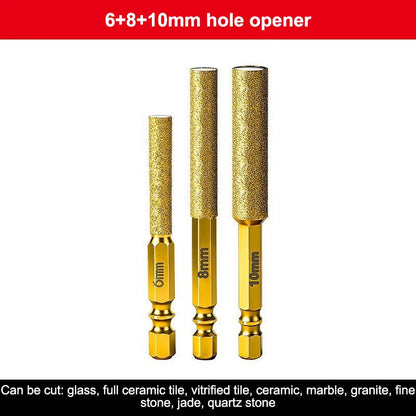 New·1/2/3/4Pcs Diamond Core Bits Dry Drilling Thread Hexagonal Shank Core For Ceramic Tile Granite Marble Grinding Heads·